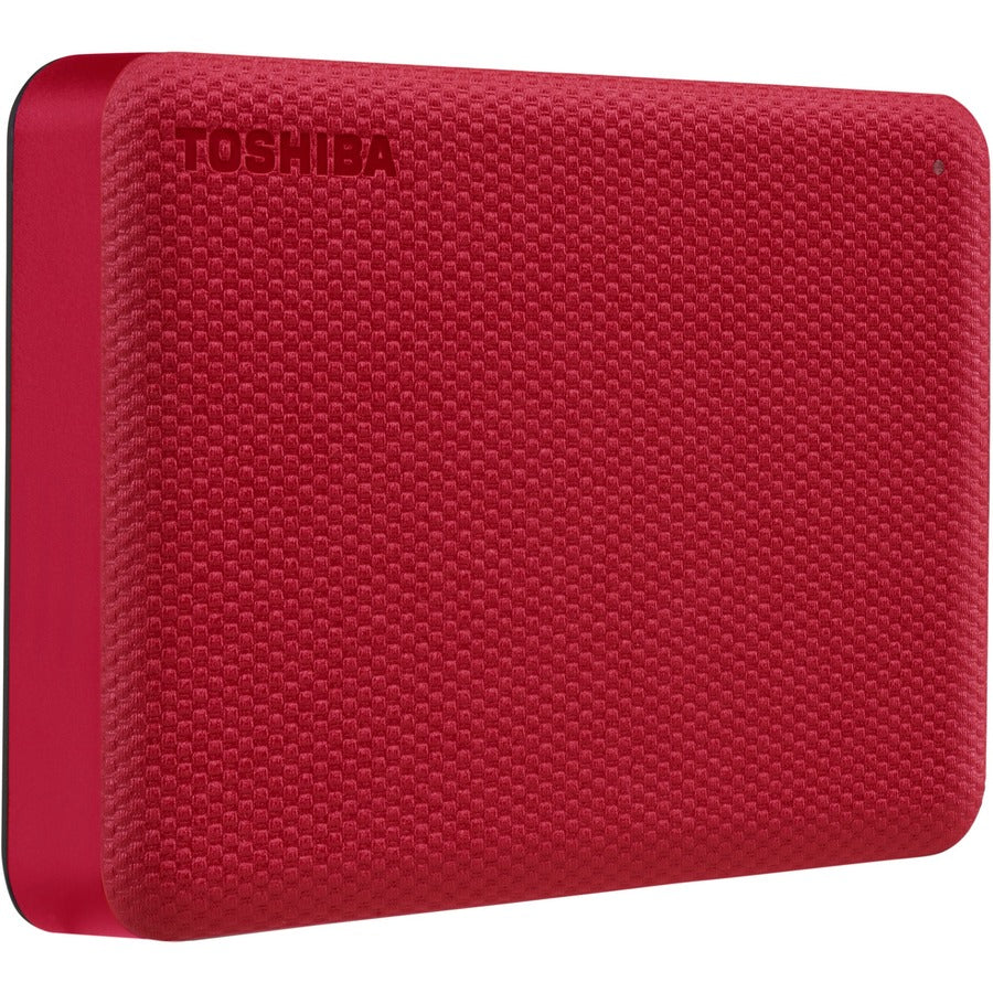 Toshiba HDTCA40XR3CA Canvio Advance Portable Hard Drive, 4TB, Red