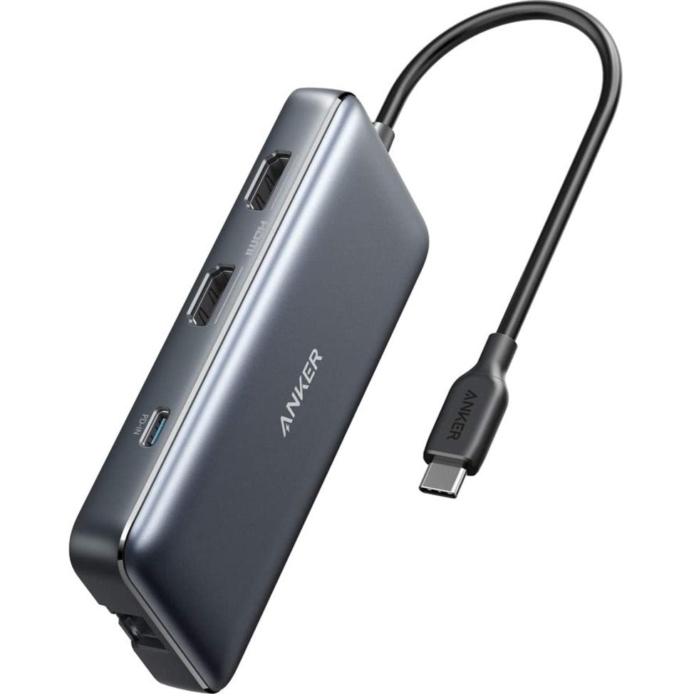 ANKER A83800A1 PowerExpand 8-in-1 USB-C PD Media Hub, HDMI, USB