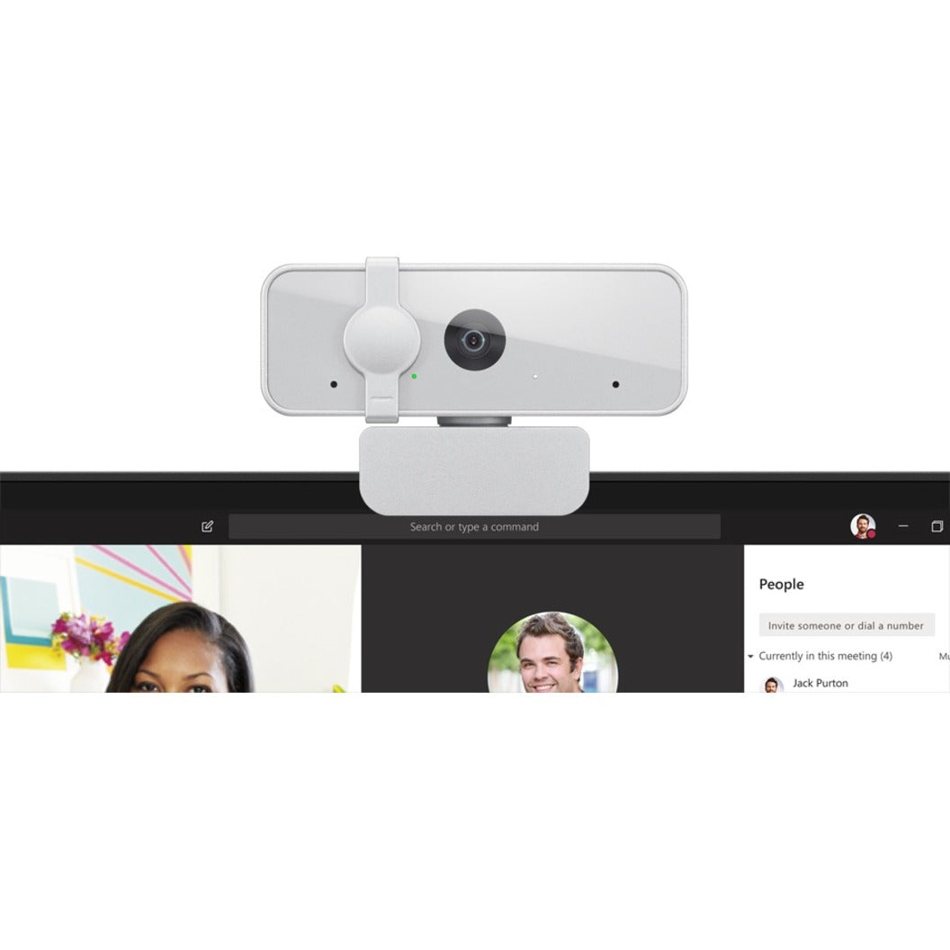 Lenovo webcam showing compatibility with video conferencing software-alternate-image6