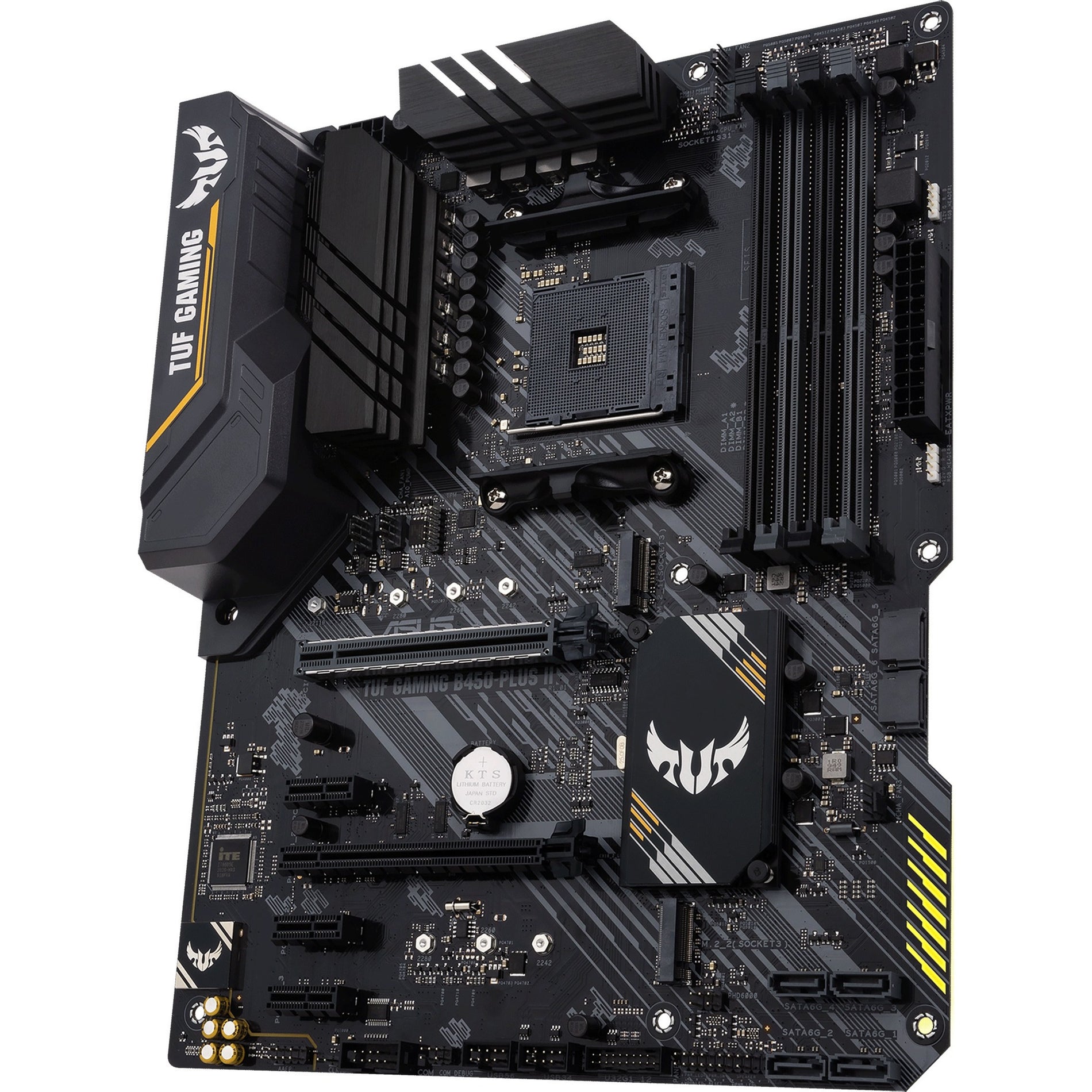 Desktop Motherboard TUF GAMING B450-PLUS II, AMD B450 Chipset, Socket AM4, ATX