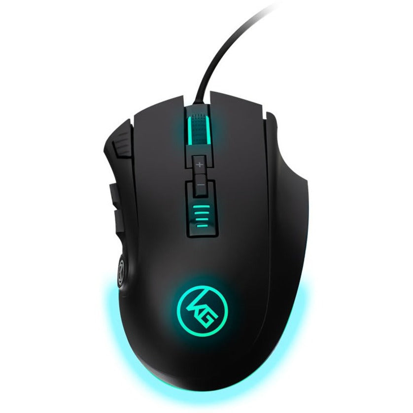 Kaliber Gaming GME680 MMOMENTUM Pro MMO Gaming Mouse 12-Button RGB LED Adjustable Weight