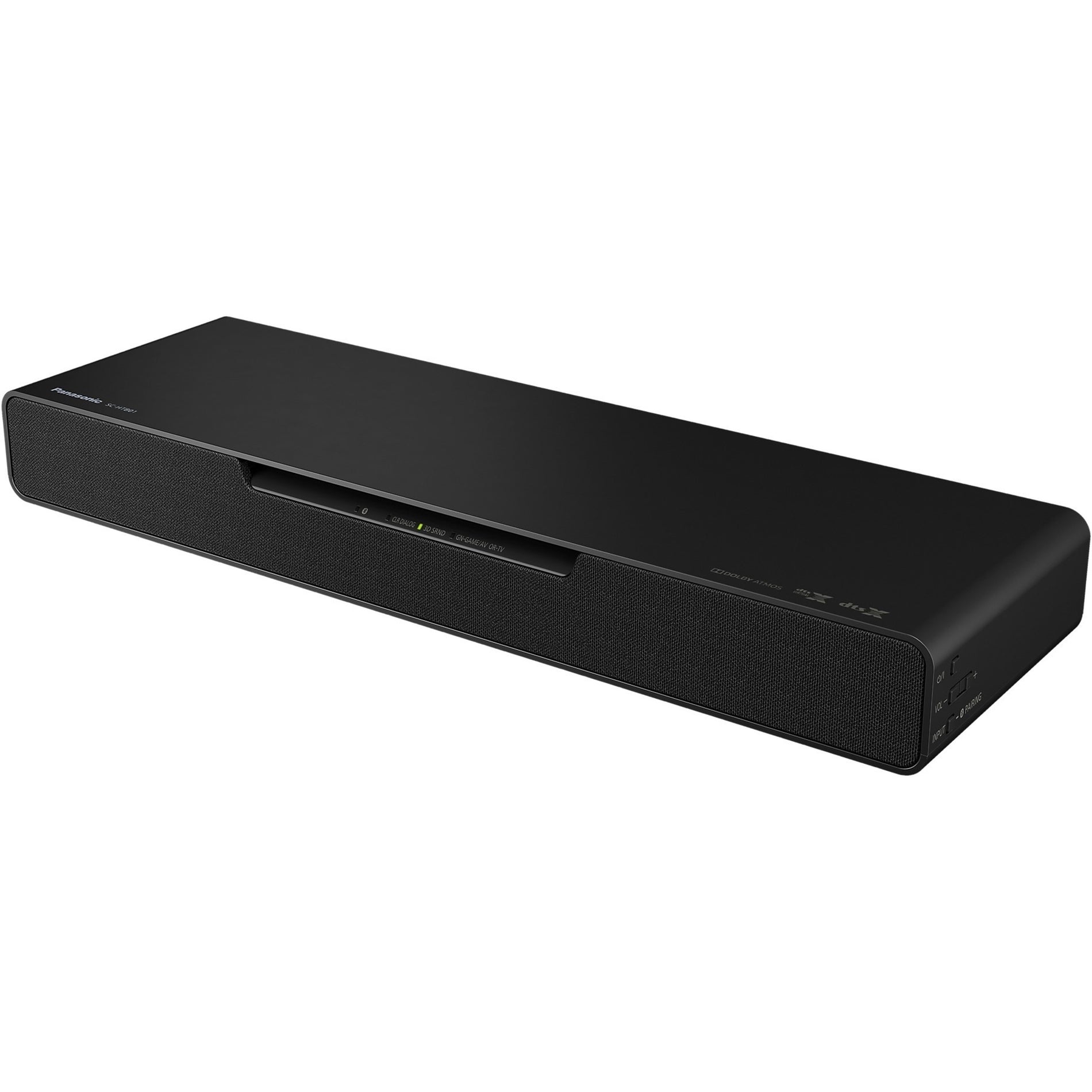 Panasonic SC-HTB01 SoundSlayer Bluetooth Sound Bar Speaker, DTS:X, Dolby Atmos, DTS Virtual:X