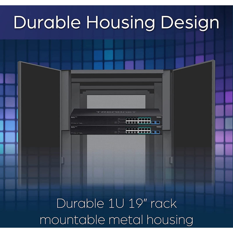 Image showing the rack mounting capabilities and metal housing design