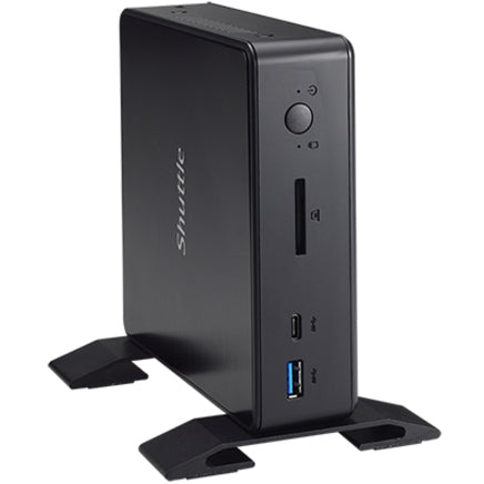 Shuttle NC10U3 XPC nano Barebone System - Mini PC, Intel Core i3 8th Gen i3-8145U, DDR4 SDRAM, 32GB Memory Supported, HDMI, USB Type-C, DisplayPort, 65W Power Supply, HD Graphics 620, Wireless LAN