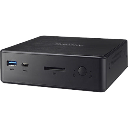 Shuttle NC10U3 XPC nano Barebone System - Mini PC, Intel Core i3 8th Gen i3-8145U, DDR4 SDRAM, 32GB Memory Supported, HDMI, USB Type-C, DisplayPort, 65W Power Supply, HD Graphics 620, Wireless LAN