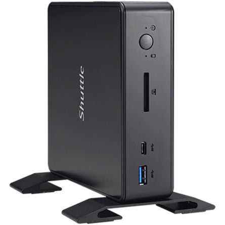 Shuttle NC10U3 XPC nano Barebone System - Mini PC, Intel Core i3 8th Gen i3-8145U, DDR4 SDRAM, 32GB Memory Supported, HDMI, USB Type-C, DisplayPort, 65W Power Supply, HD Graphics 620, Wireless LAN