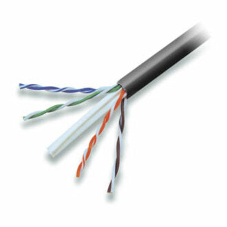 Belkin A7L704-1000-BLK Cat. 6 UTP Bulk Cable - 1000ft, Black
