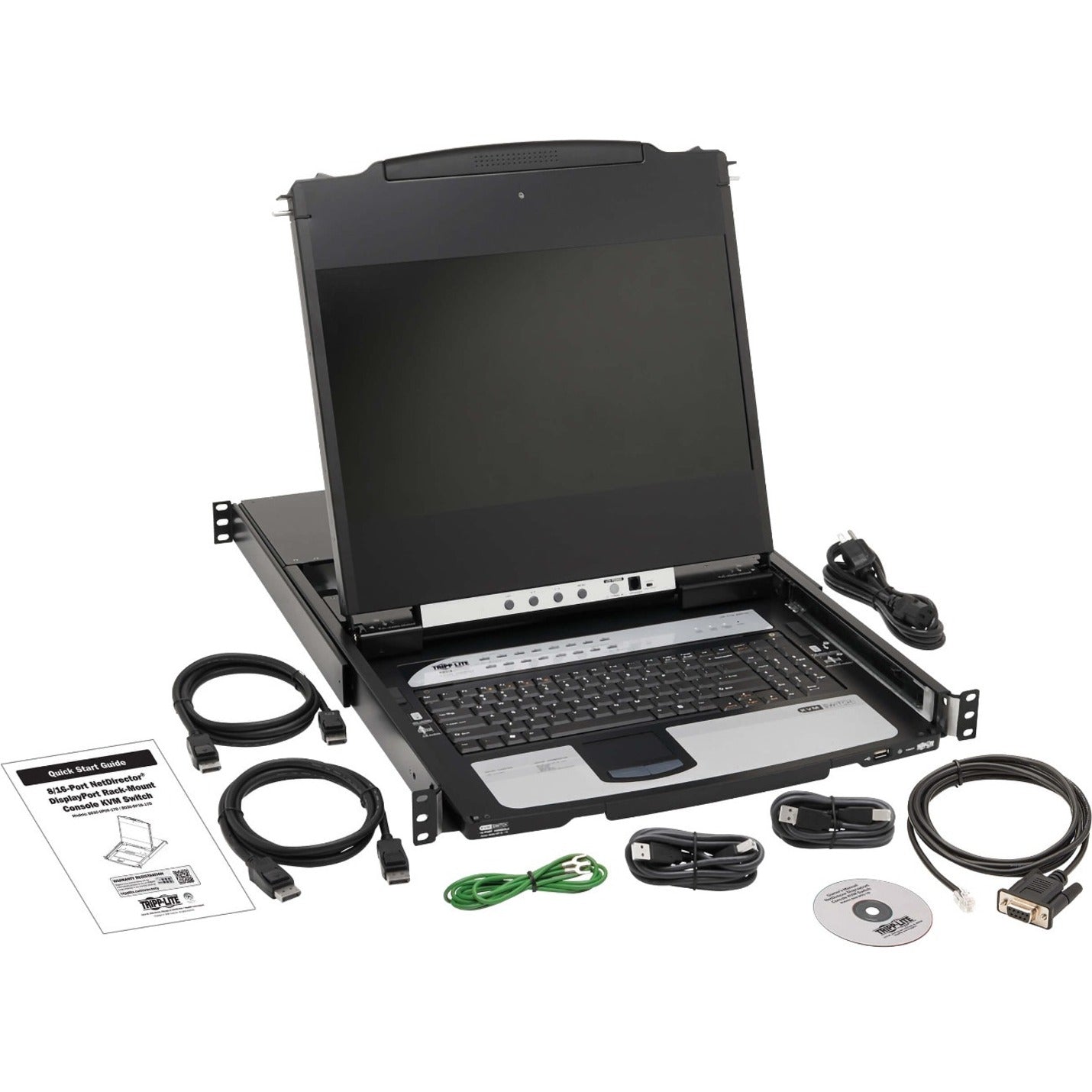 Tripp Lite KVM console with included cables and accessories-alternate-image8