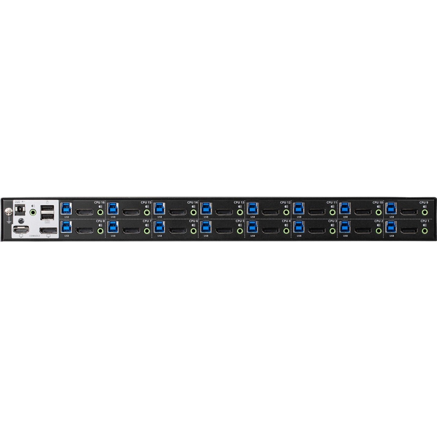 ATEN CS19216 16-端口 USB 3.0 4K DisplayPort KVM 开关与机架安装套件，多台计算机的高性能控制 品牌名称：ATEN 品牌名称翻译：爱特恩