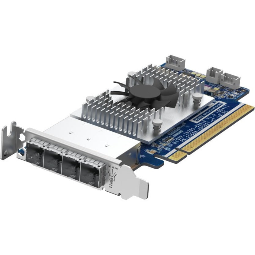 QNAP QXP-1620S-B3616W High-Bandwidth, Full Duplex 12Gb/s SAS Card, 4 SAS Ports, PCI Express 3.0 x16