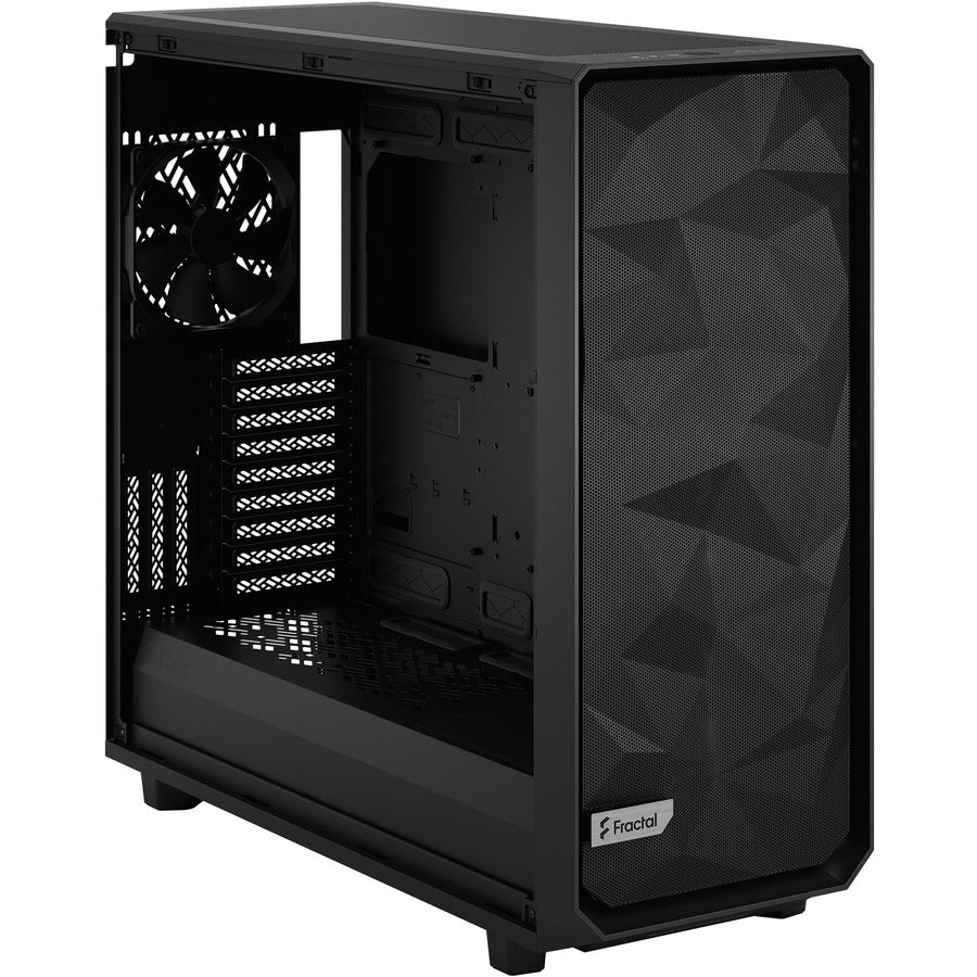 Fractal Design FD-C-MES2X-02 Meshify 2 XL Kotak Komputer Menara Luas dengan Kaca Tempered Hitam