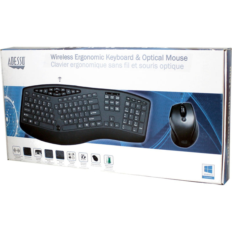 Retail package showing keyboard and mouse combo