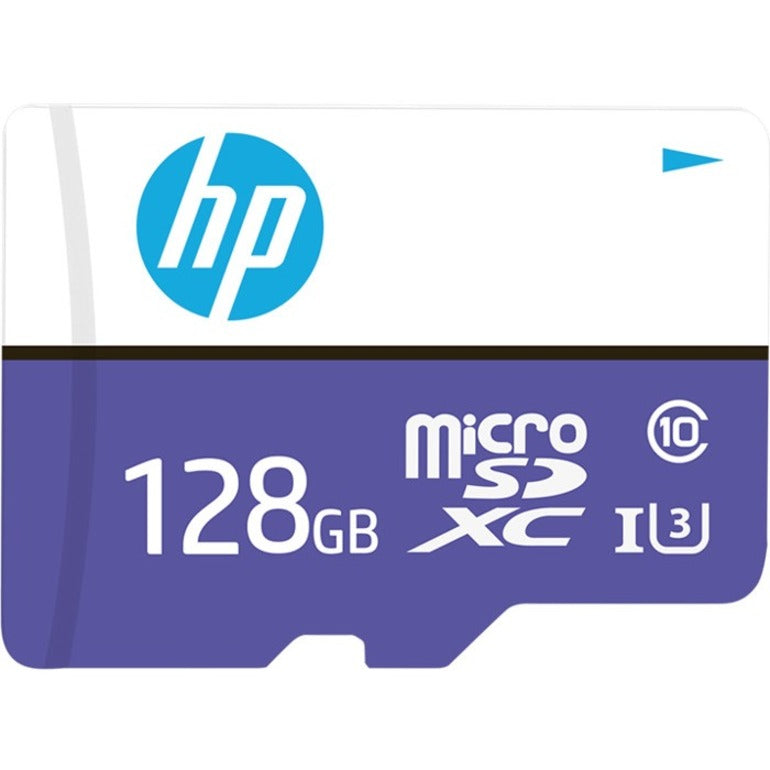 HP P-SDU128U3100HPMX-GE mx330 Class 10 U3 microSD Flash Memory Card, 128GB Storage Capacity, 100 MB/s Maximum Read Speed