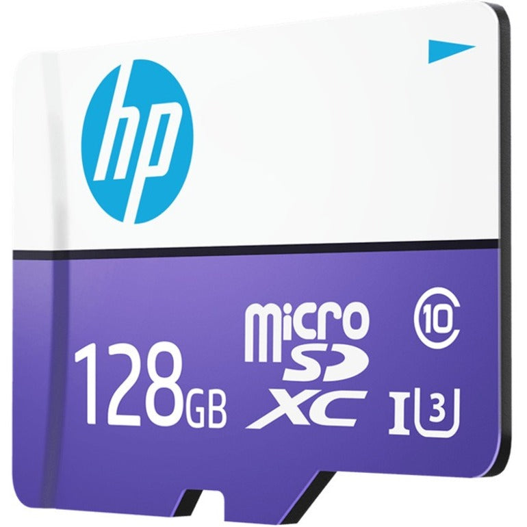 HP P-SDU128U3100HPMX-GE mx330 Class 10 U3 microSD Flash Memory Card, 128GB Storage Capacity, 100 MB/s Maximum Read Speed