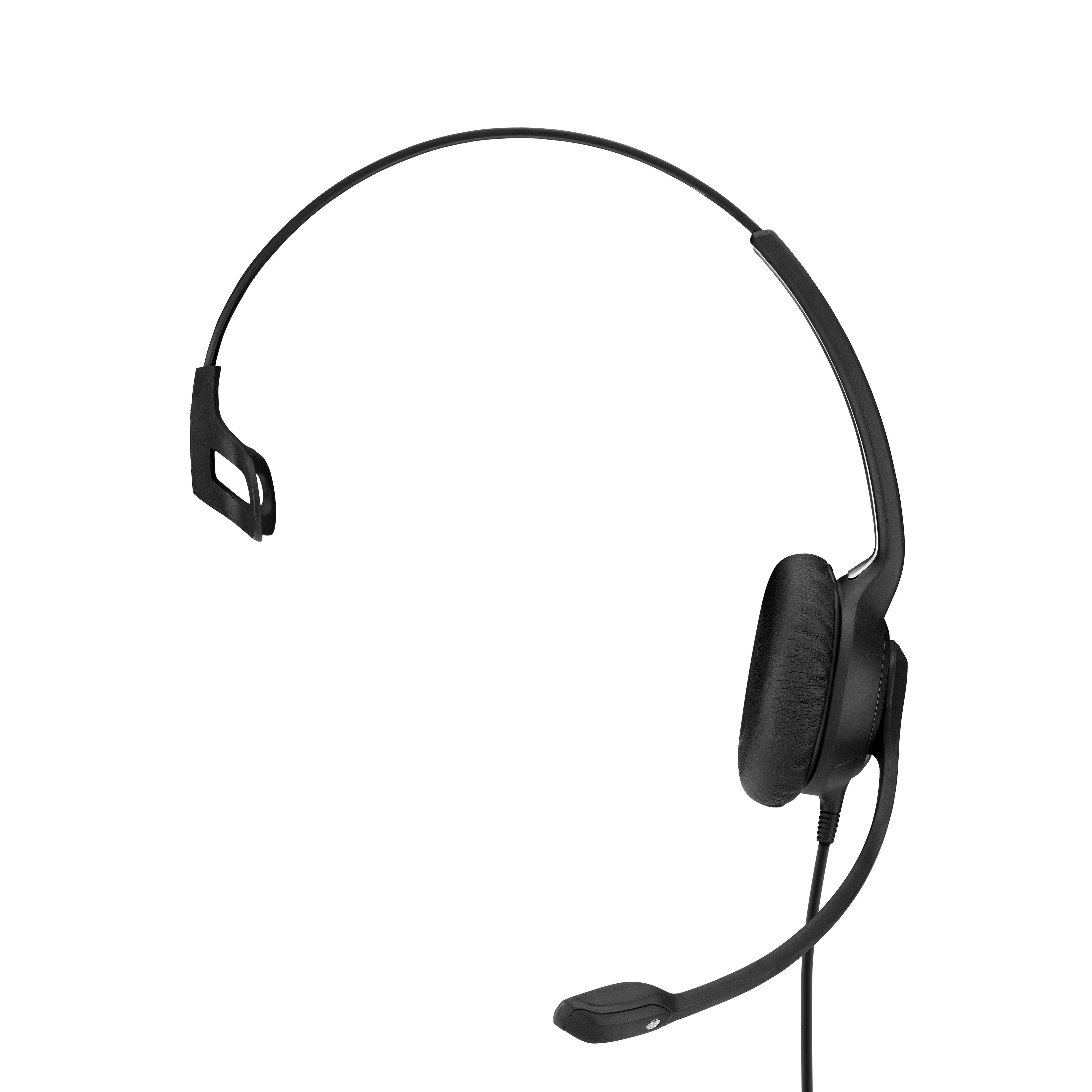 EPOS | SENNHEISER IMPACT SC 230 Wired Monaural On-ear Headset, Noise-Cancelling Boom Mic, Easy Disconnect, Lightweight Comfortable Design, ActiveGard Protection - 1000514 (2 Year Warranty)