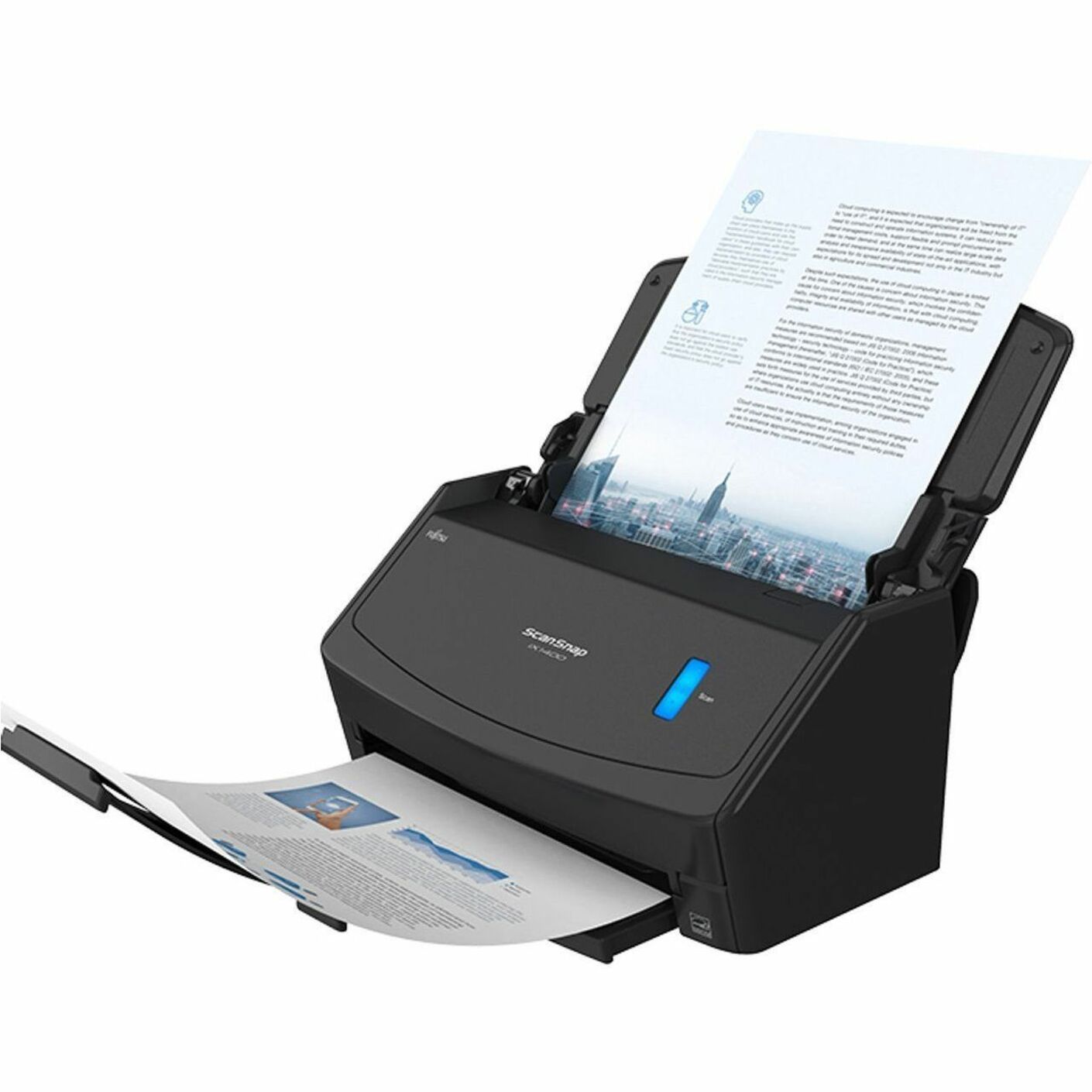 Fujitsu PA03820-B235 ScanSnap iX1400 ADF Scanner - Einfacher Ein-Tasten-Scanner 600 dpi optisch TAA konform