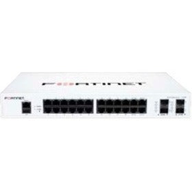 Fortinet FS-124F FortiSwitch 124F Ethernet Switch 24 Gigabit Ethernet Network Ports 4 10 Gigabit Ethernet Expansion Slots  포티넷 FS-124F 포티스위치 124F 이더넷 스위치 24 기가비트 이더넷 네트워크 포트 4 10 기가비트 이더넷 확장 슬롯