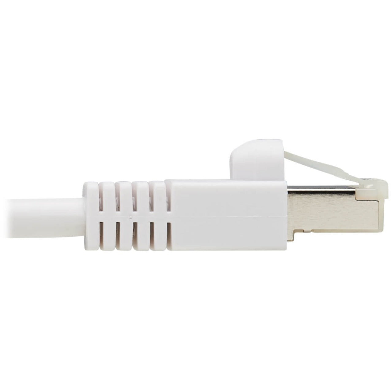 Tripp Lite N262AB-010-WH Cat.6A S/FTP Network Cable 10 ft Antibacterial Snagless White  트립 라이트 N262AB-010-WH Cat.6A S/FTP 네트워크 케이블 10 ft 항균 스내글레스 화이트