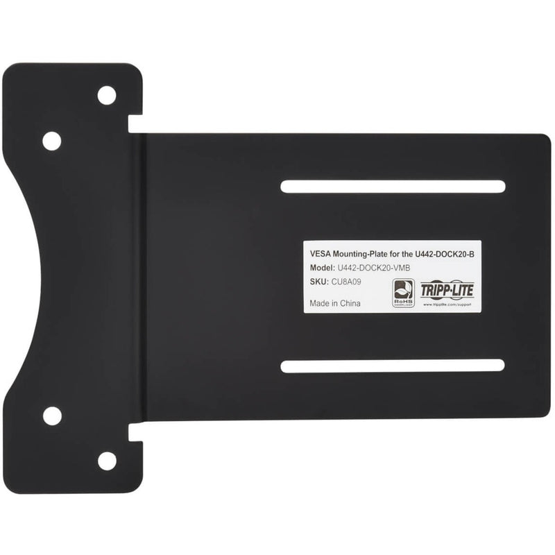 Technical label detail of VESA mounting plate