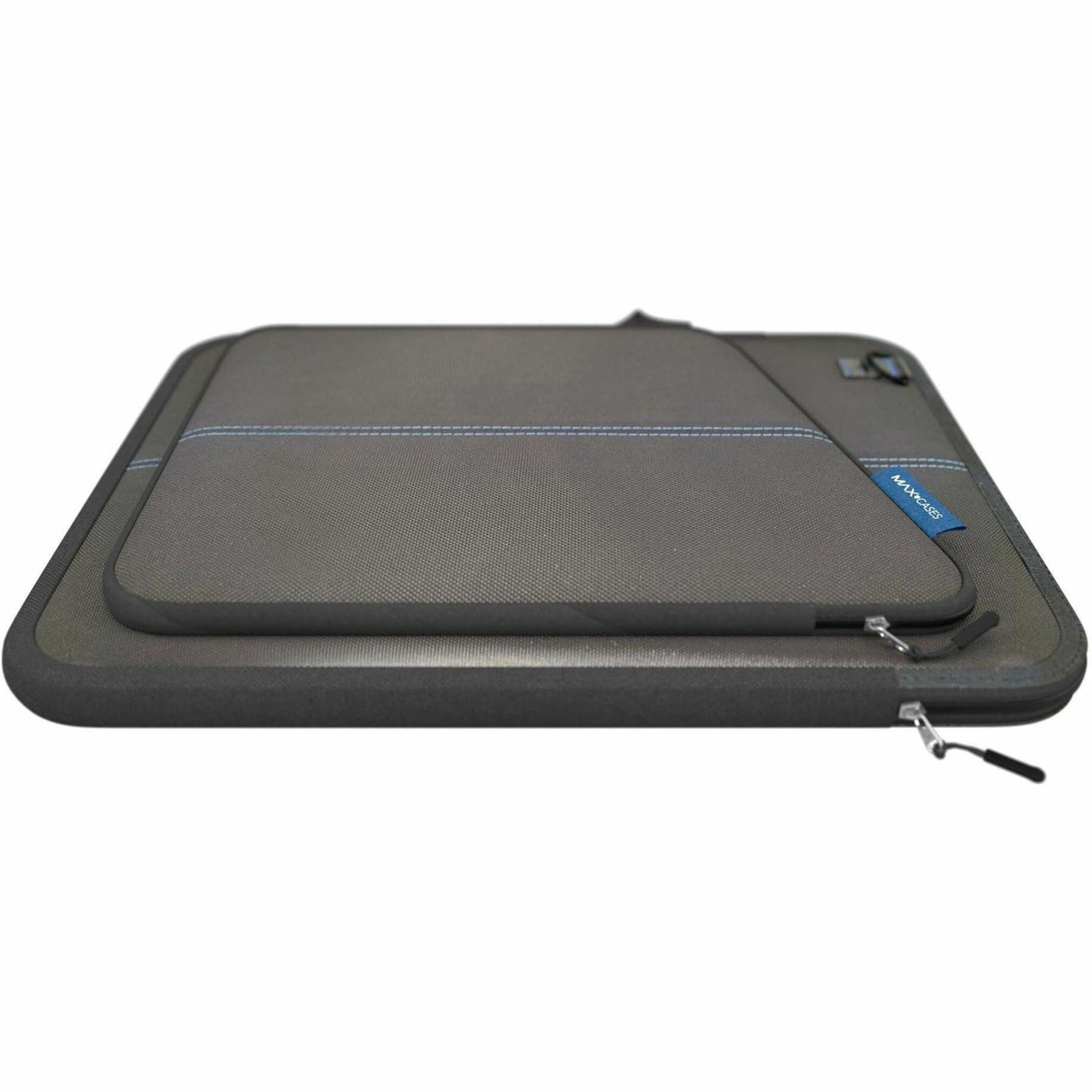 Side view of MAXCases Slim Sleeve showing padded edge protection and slim profile-alternate-image3