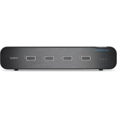 Belkin Secure F1DN204KVM-UNN4 Universal 2nd Gen KVM Switch, 4-Port Dual Head, 4K 3840x2160 Resolution, DisplayPort/HDMI Combo, Desktop/Under Table Mount, TAA Compliant (1 Year Warranty)