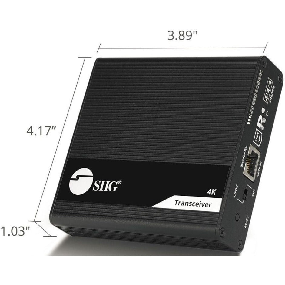 Dimensional specifications of SIIG ipcolor transceiver unit-alternate-image4