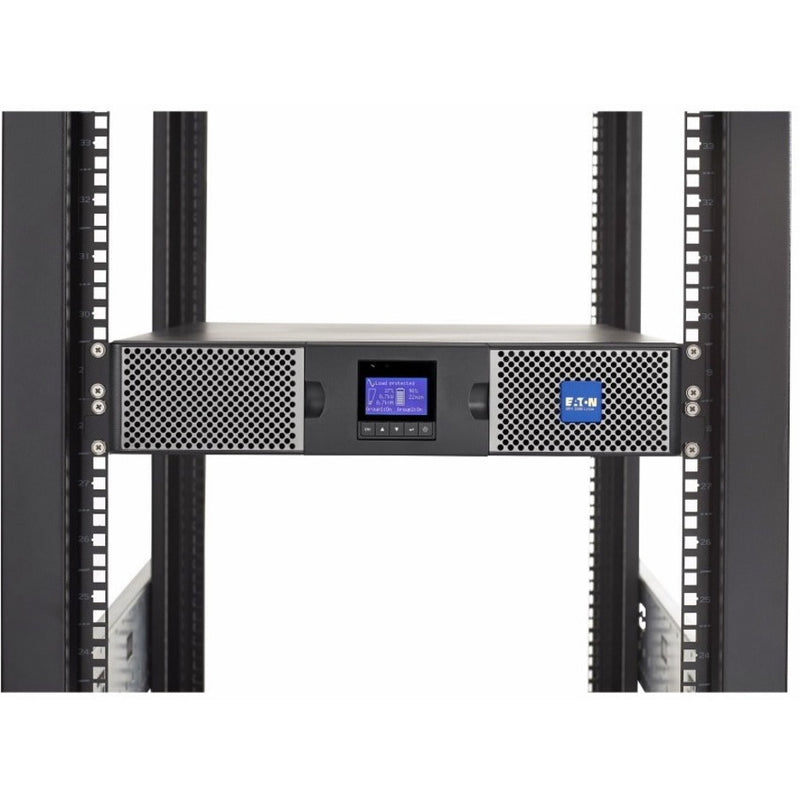 Detail view of Eaton 9PX UPS rack mounting