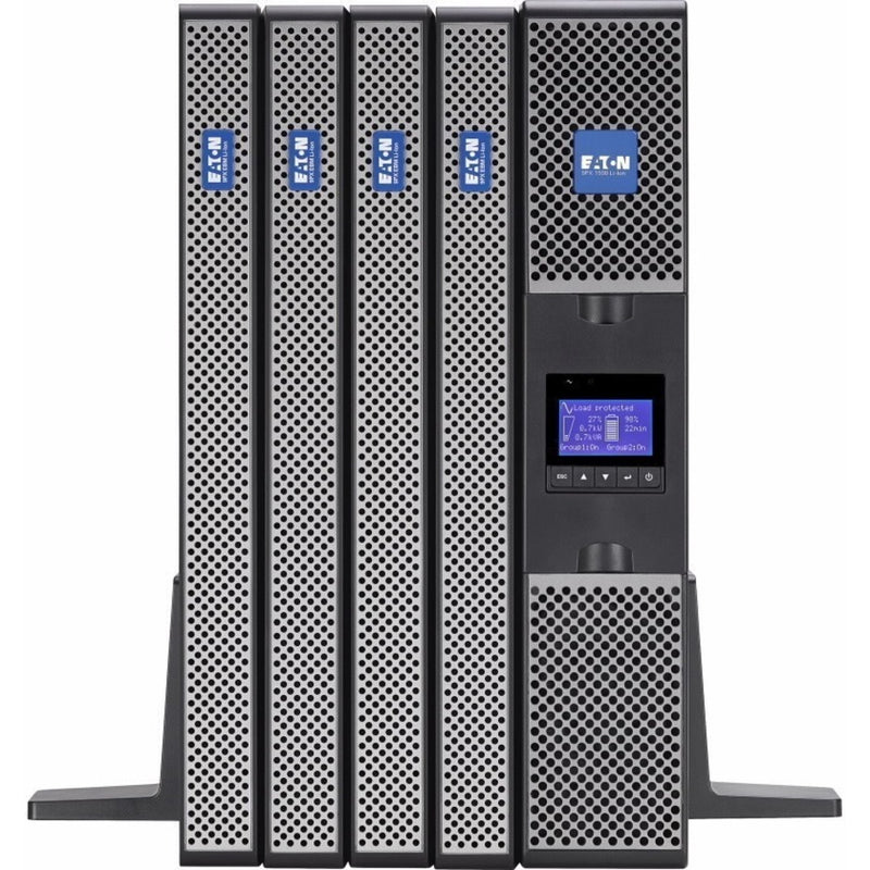 Tower view of Eaton 9PX UPS with multiple battery modules