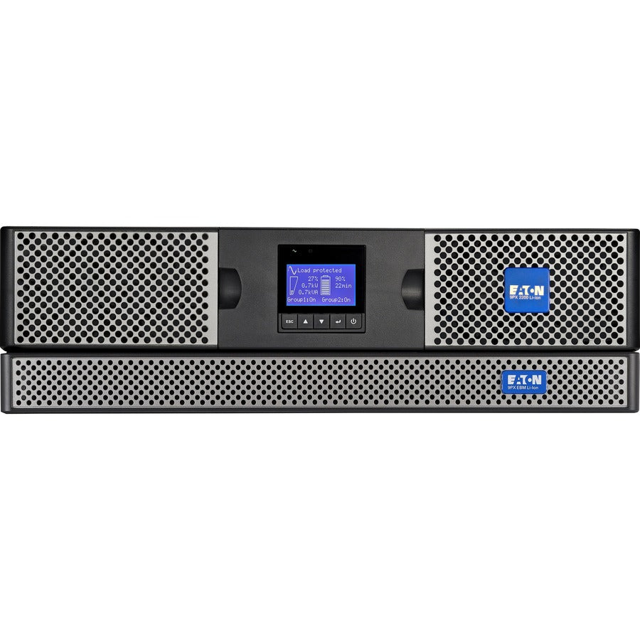 إيتون 9PX2200GRT-L 9PX UPS، 2200 VA/2000 واط، موجة جيبية حقيقية، أيون ليثيوم (Li-Ion)، حامل/برج