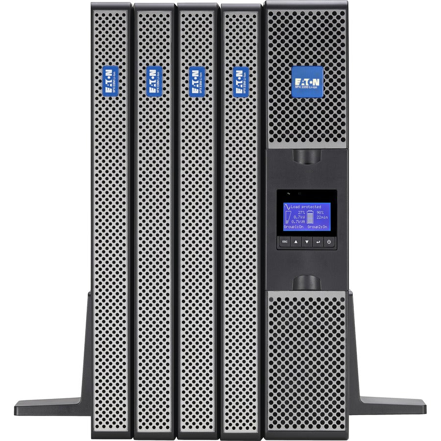 إيتون 9PX2200GRT-L 9PX UPS، 2200 VA/2000 واط، موجة جيبية حقيقية، أيون ليثيوم (Li-Ion)، حامل/برج