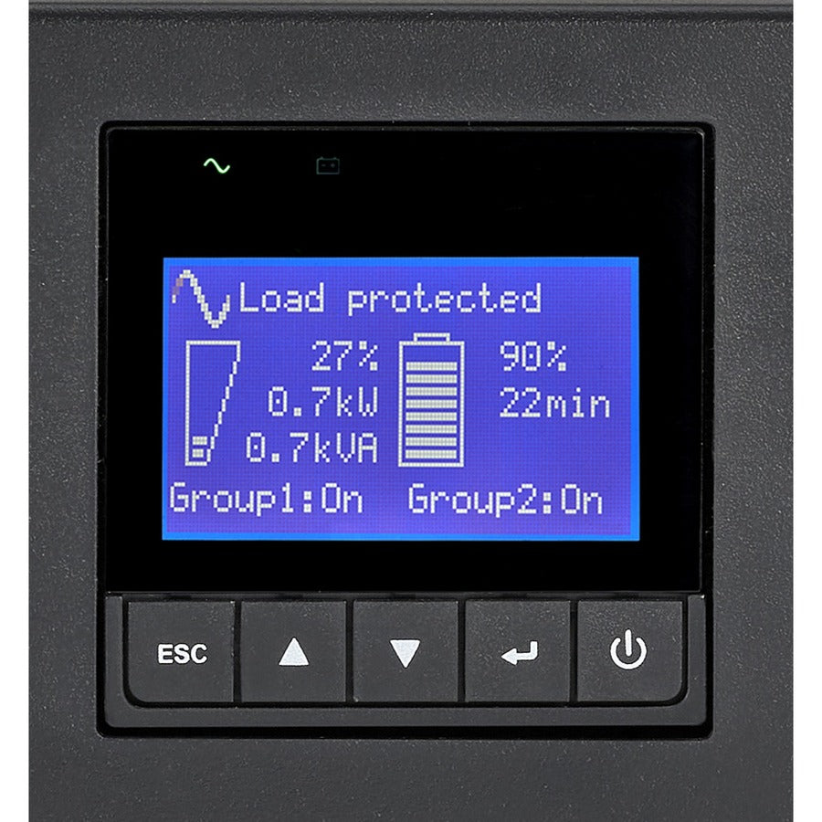 إيتون 9PX2200GRT-L 9PX UPS، 2200 VA/2000 واط، موجة جيبية حقيقية، أيون ليثيوم (Li-Ion)، حامل/برج