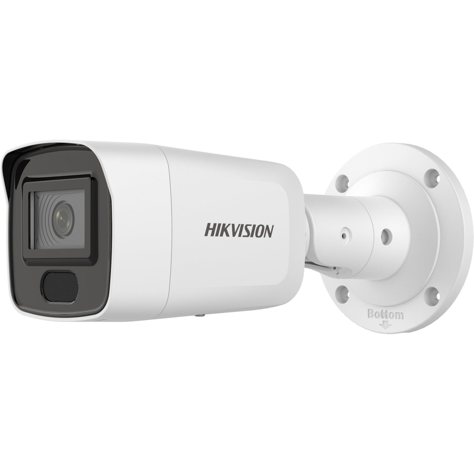 Angled view of Hikvision bullet camera showing professional installation features and weather-resistant design-alternate-image3