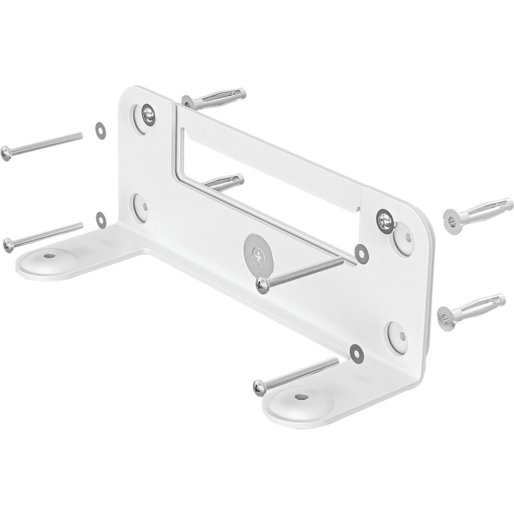 Logitech 952-000044 Wall Mount for Video Bars, Silver - Cable Management, Adjustable Angle, Tilt