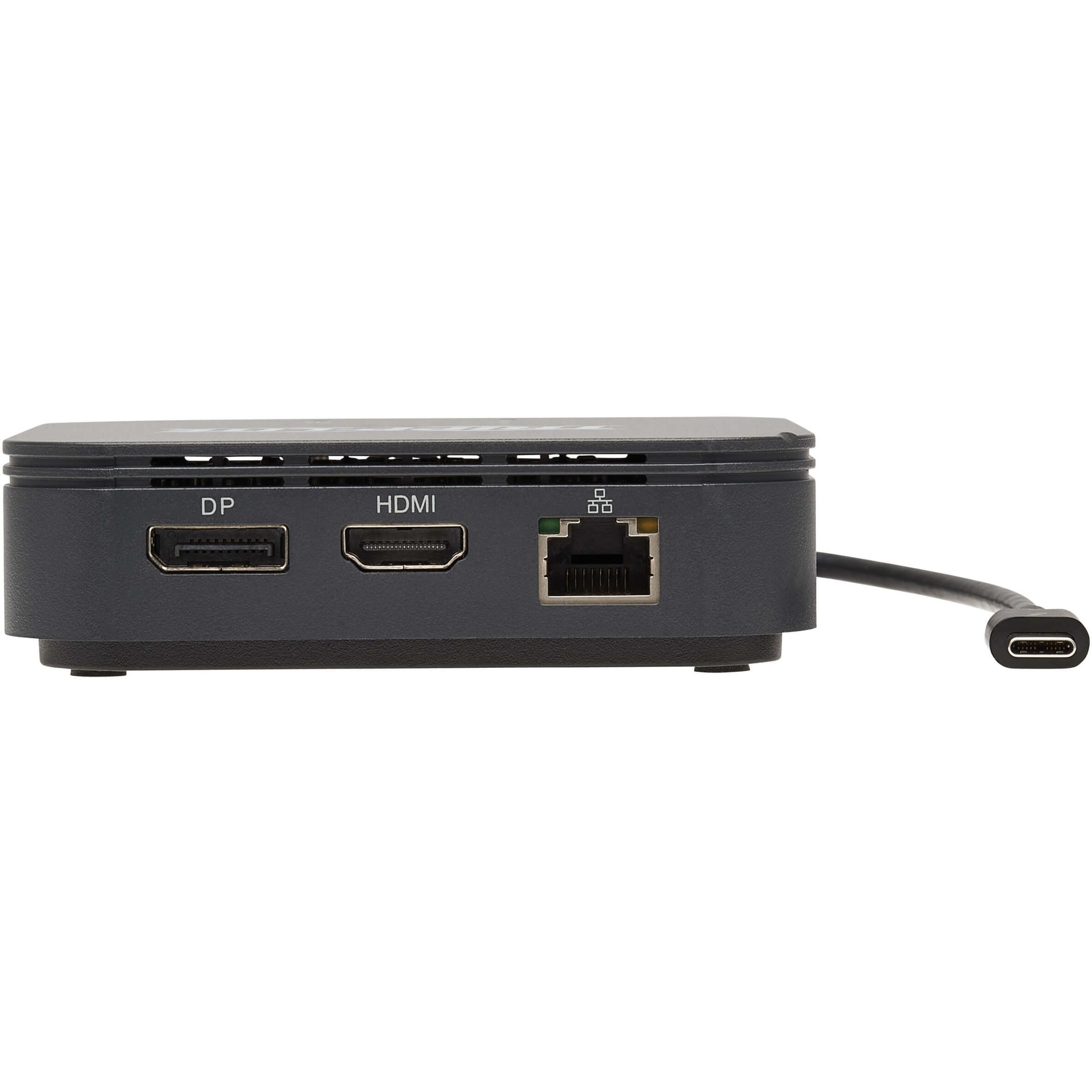 Station d'accueil Tripp Lite MTB3-DOCK-04 USB-C et Thunderbolt 3 HDMI DisplayPort RJ-45 4 ports USB alimentation 60W