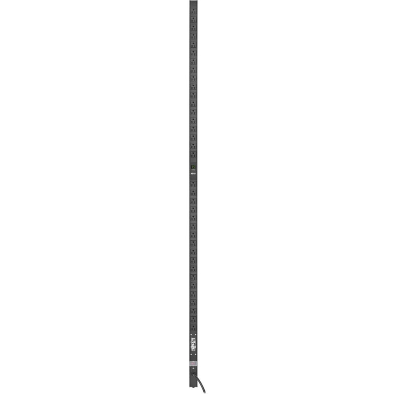 Full-length view of Tripp Lite PDUMV15-72 PDU showing vertical mounting configuration