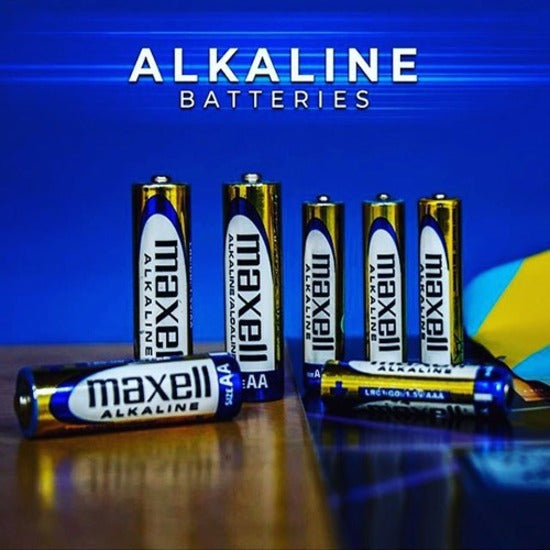 Maxell LR03 723472 Battery, Alkaline AAA Batteries for Tools, Toys, Smoke Alarms, Flashlights - Pack of 16