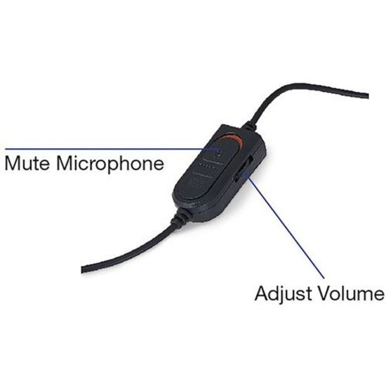 Écouteurs stéréo Verbatim 70723 avec microphone et télécommande intégrée USB Type A garantie d'un an