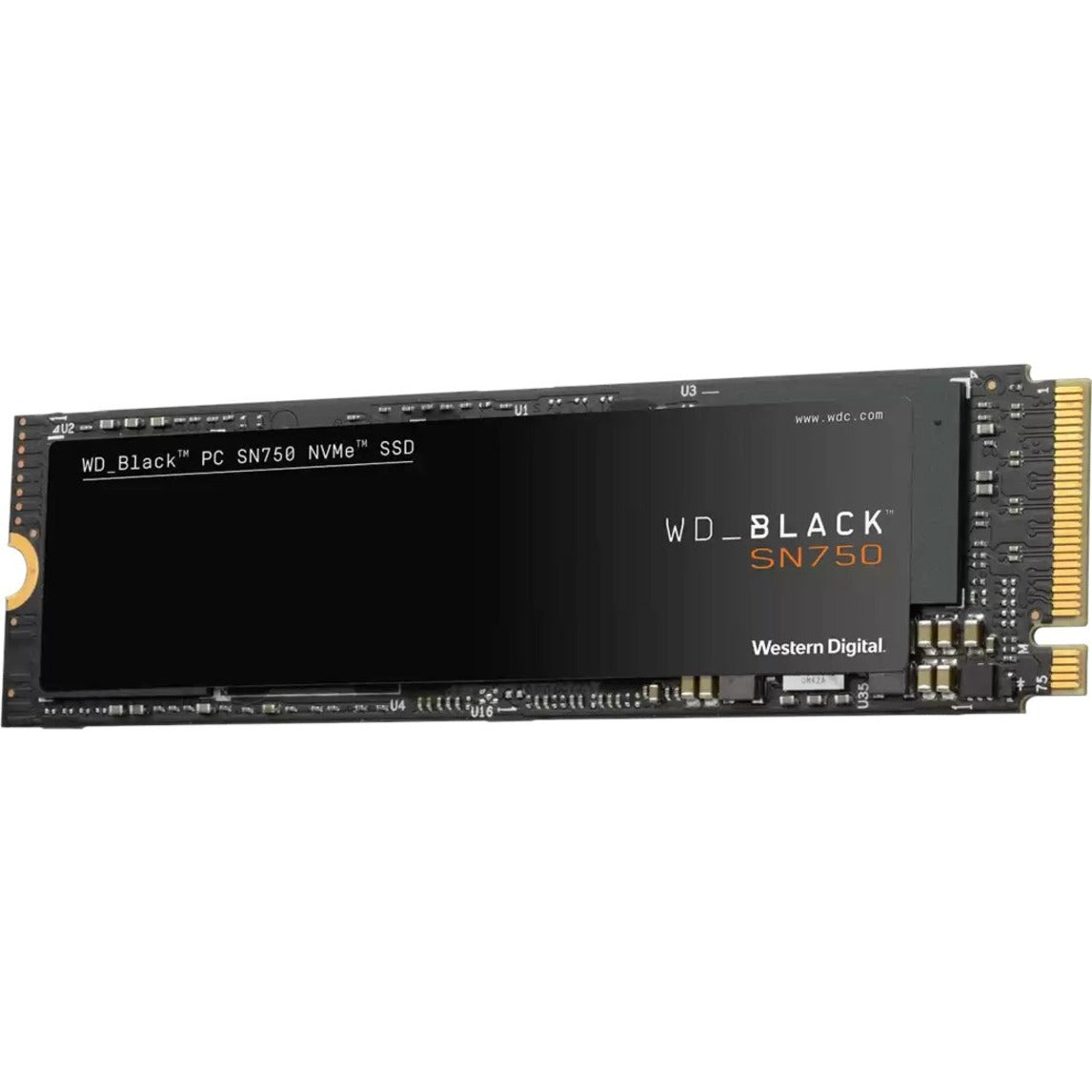 Western Digital WDS400T3X0C 4TB Black SN750 NVMe SSD with Heatsink