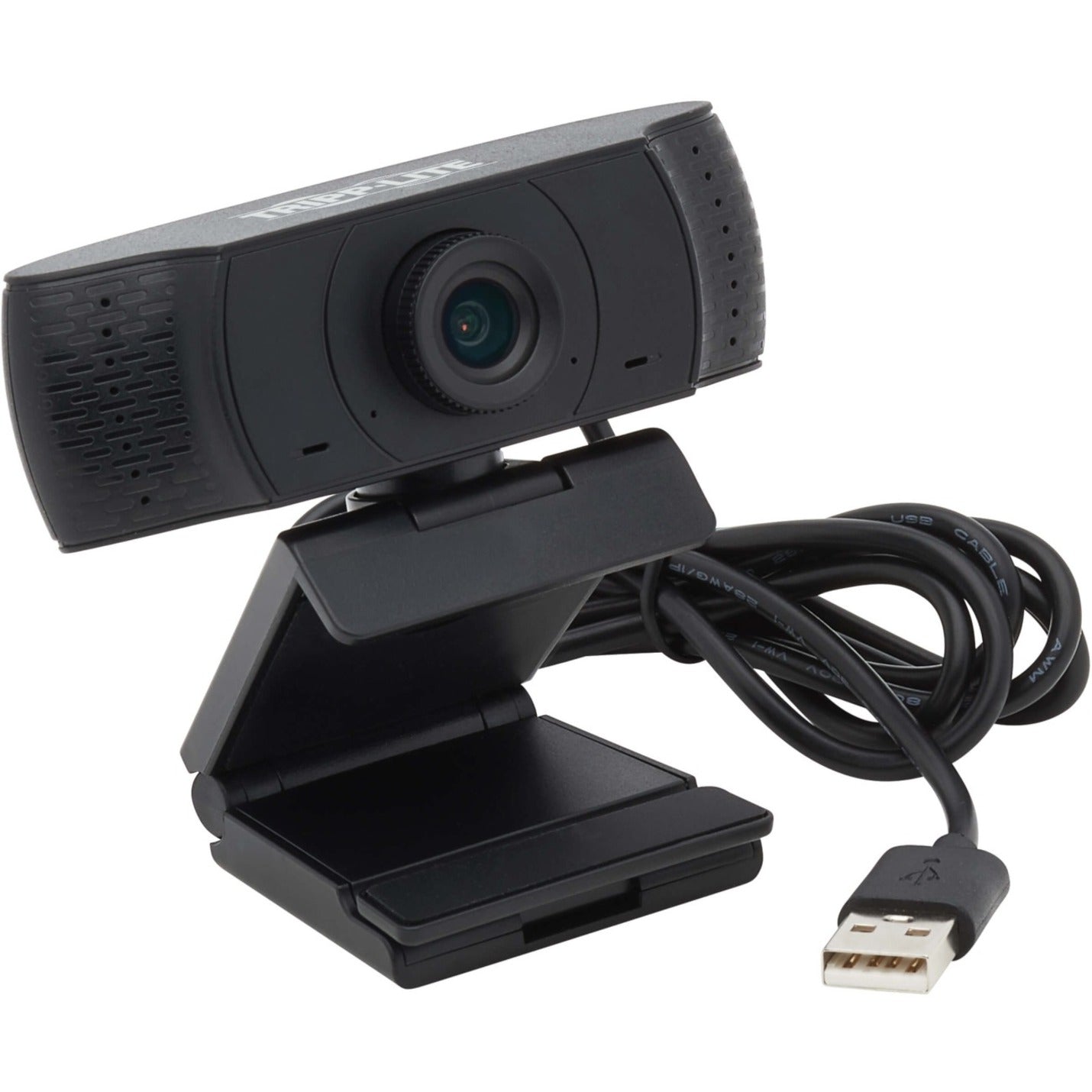 Tripp Lite AWC-001 HD 1080p USB Webcam with Microphone for Laptops and Desktop PCs 3 Year Warranty 2 Megapixel 30 fps Tripp Lite AWC-001 HD 1080p USB-webcam met microfoon voor laptops en desktop-pc's 3 jaar garantie 2 megapixel 30 fps