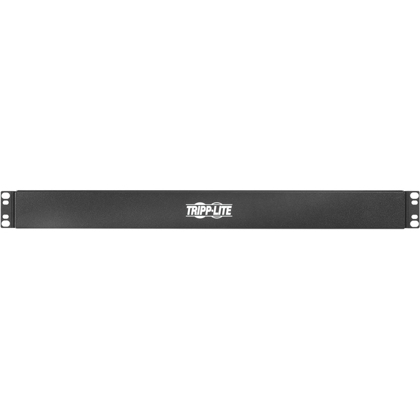 Rear view of Tripp Lite rack PDU showing 1U profile and mounting points-alternate-image2