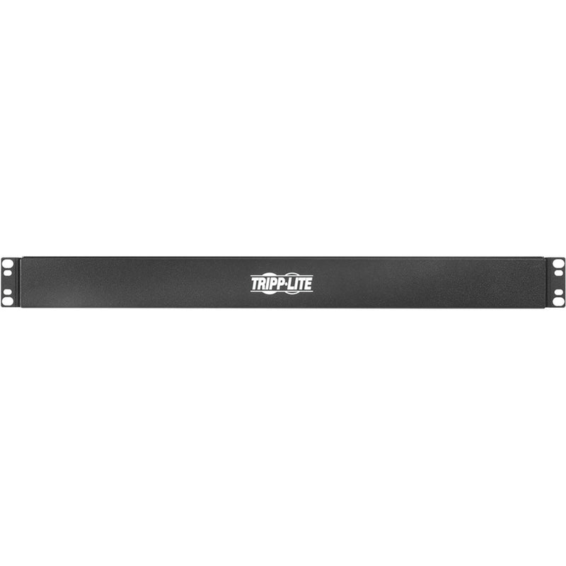 Rear view of Tripp Lite rack PDU showing 1U profile and mounting points