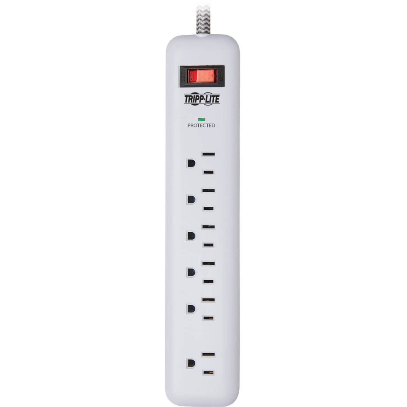 Tripp Lite TLP616USB Protect It! 7-Outlet Surge Suppressor/Protector 120V AC 900J Tripp Lite TLP616USB Protect It! 7-pistorasian ylijännitesuoja/suoja 120V AC 900J