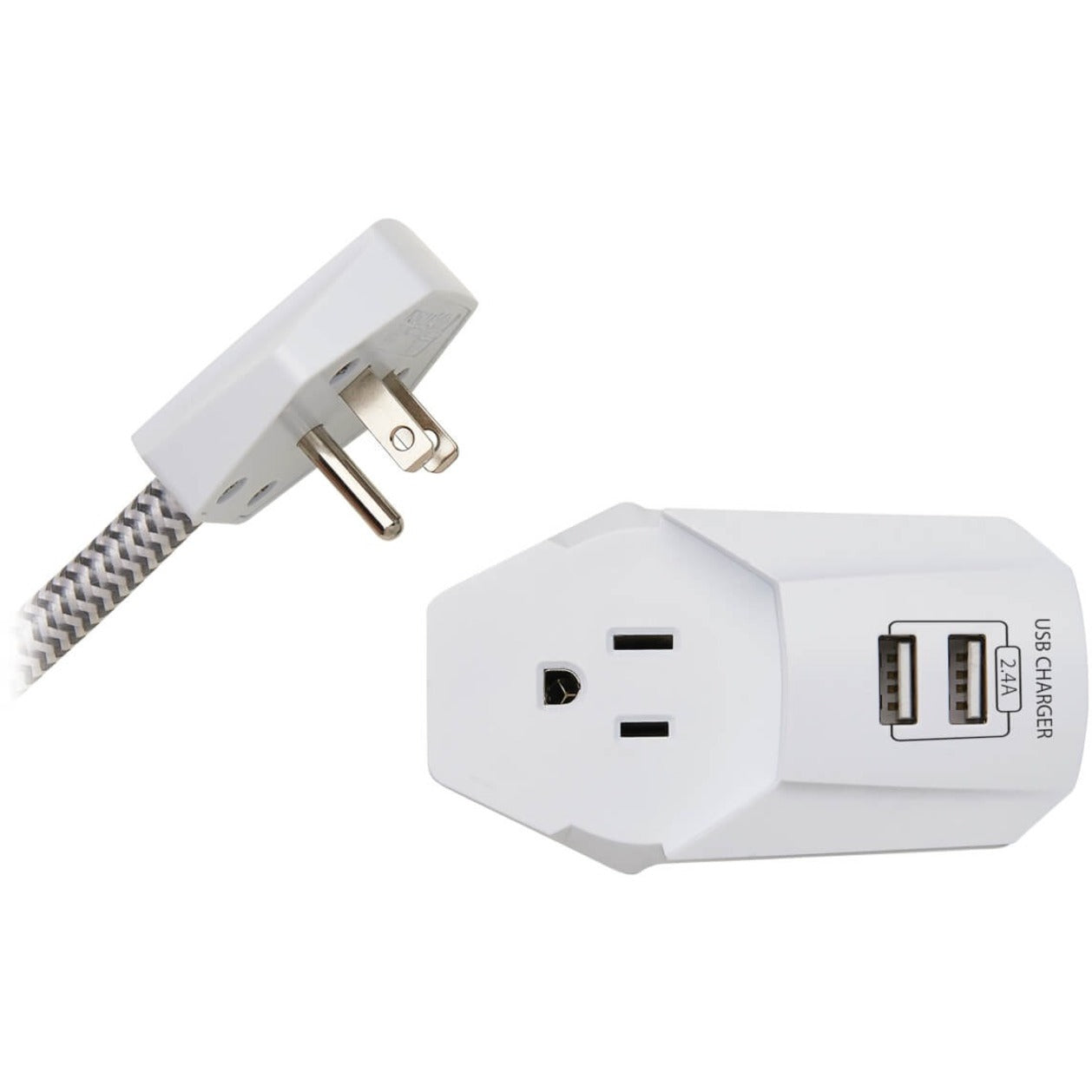 Tripp Lite TLP616USB Προστατεύστε το! 7-Πρίζα Κατεργαρια/Προστάτης Προστασίας Κεραυνού 120V AC 900J