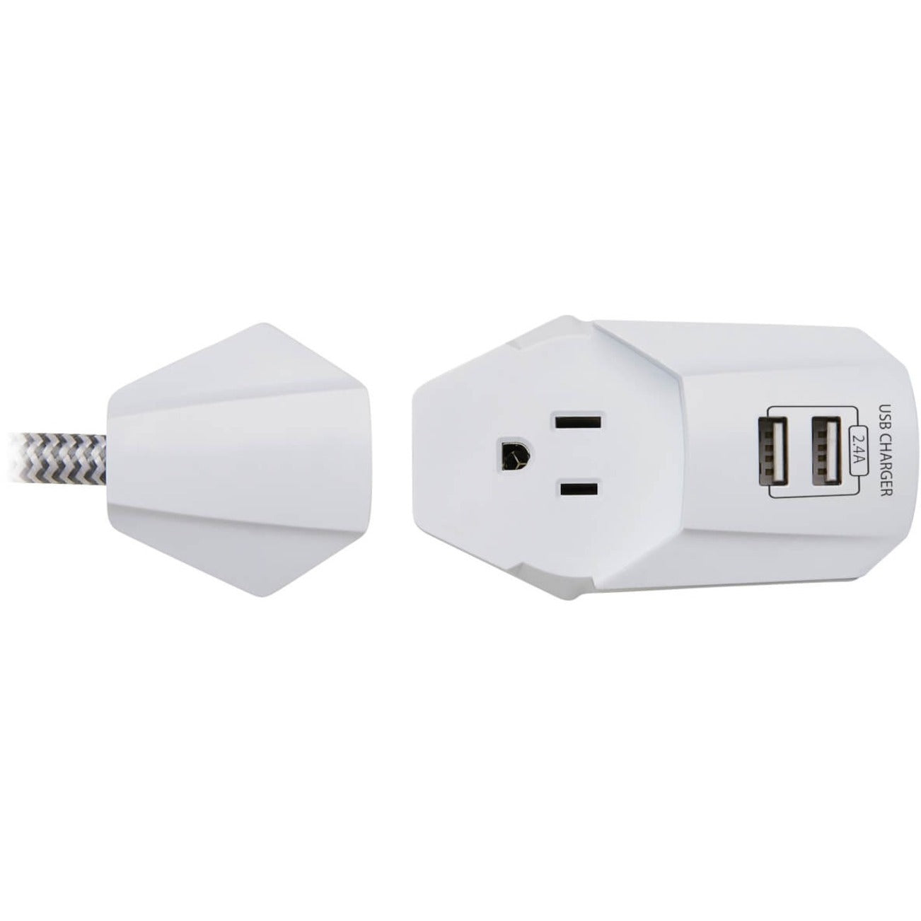 Tripp Lite TLP616USB Protect It! 7-Outlet Surge Suppressor/Protector 120V AC 900J Tripp Lite TLP616USB Protect It! 7-pistorasian ylijännitesuoja/suoja 120V AC 900J