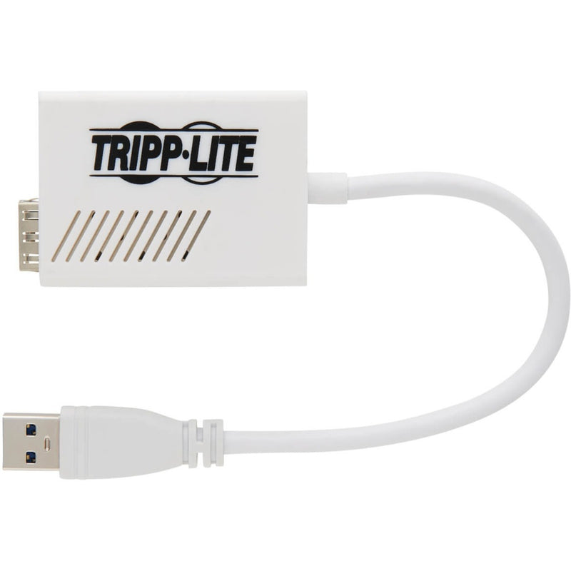 Side view of Tripp Lite U336-1G-SFP adapter showing compact design and ventilation pattern