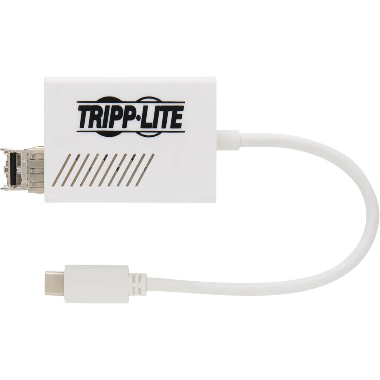 Tripp Lite U436-SMF-1G-LC Gigabit Ethernet カード、USB 3.1 タイプ C、光ファイバー、1000Base-X  ブランド名: Tripp Lite Tripp Liteを日本語にすると: トリップライト