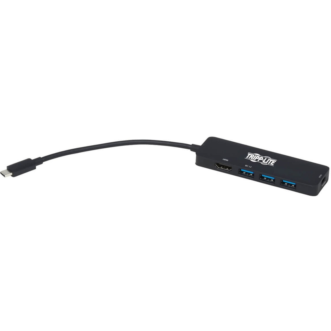 تريpp لايت U444-06N-H3UC2 محول نقل بيانات الصوت/الفيديو HDMI/USB/USB-C،charging، HDCP 2.2، توصيل ولعب، توصيل الطاقة عبر USB (USB PD)