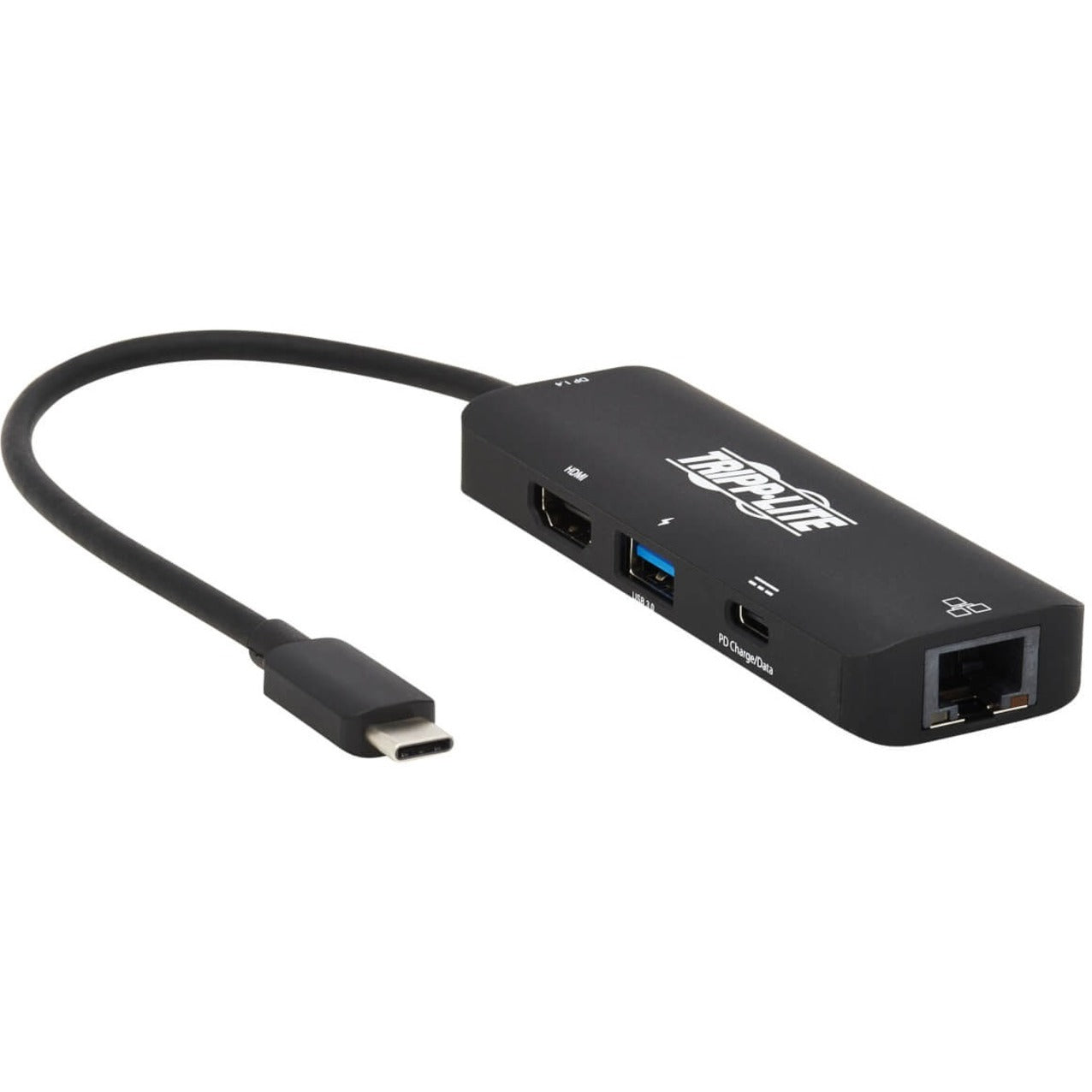 Tripp Lite U444-06N-H4GUC2 Adaptador HDMI/RJ-45/USB/USB-C Garantia de 3 Anos Conecte e Use Resolução de 4096 x 2160