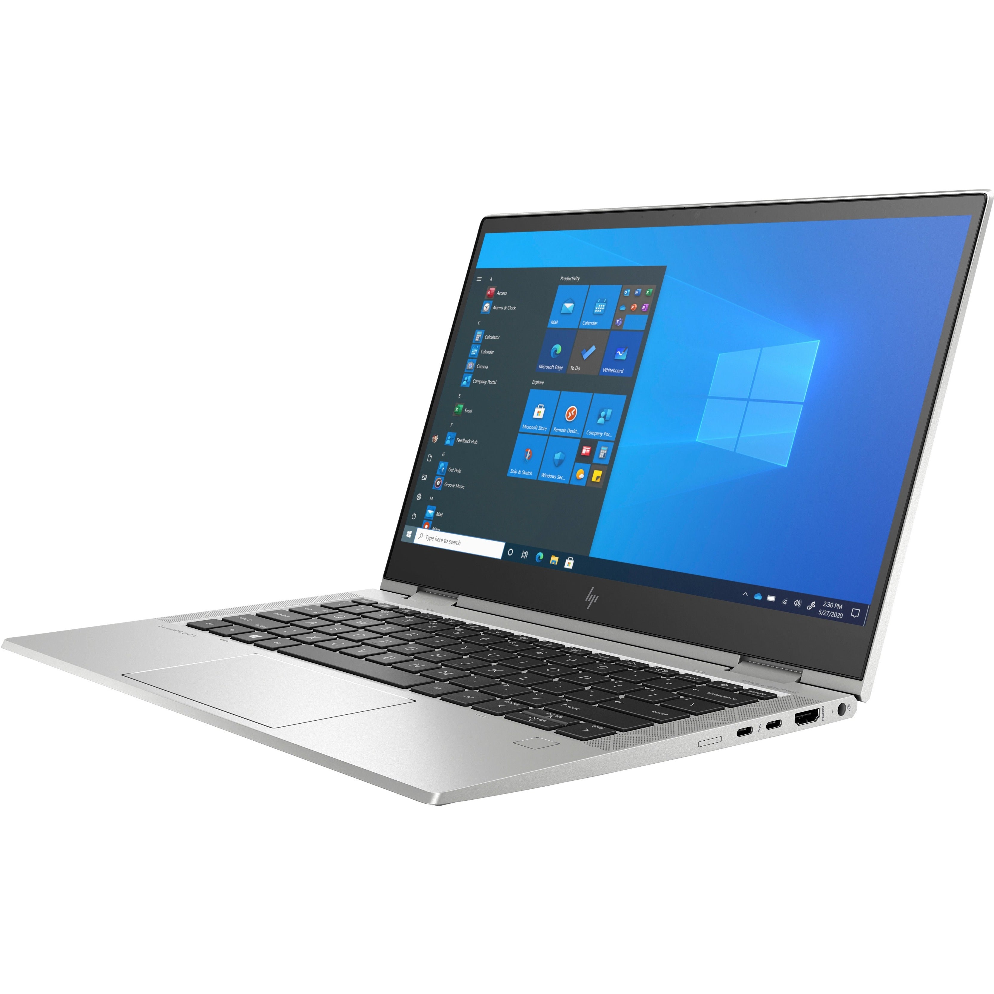 HP EliteBook x360 830 G8 Notebook PC, 13.3 FHD Touchscreen, Intel i7-1185G7, 16GB RAM, 512GB SSD, Windows 10 Pro