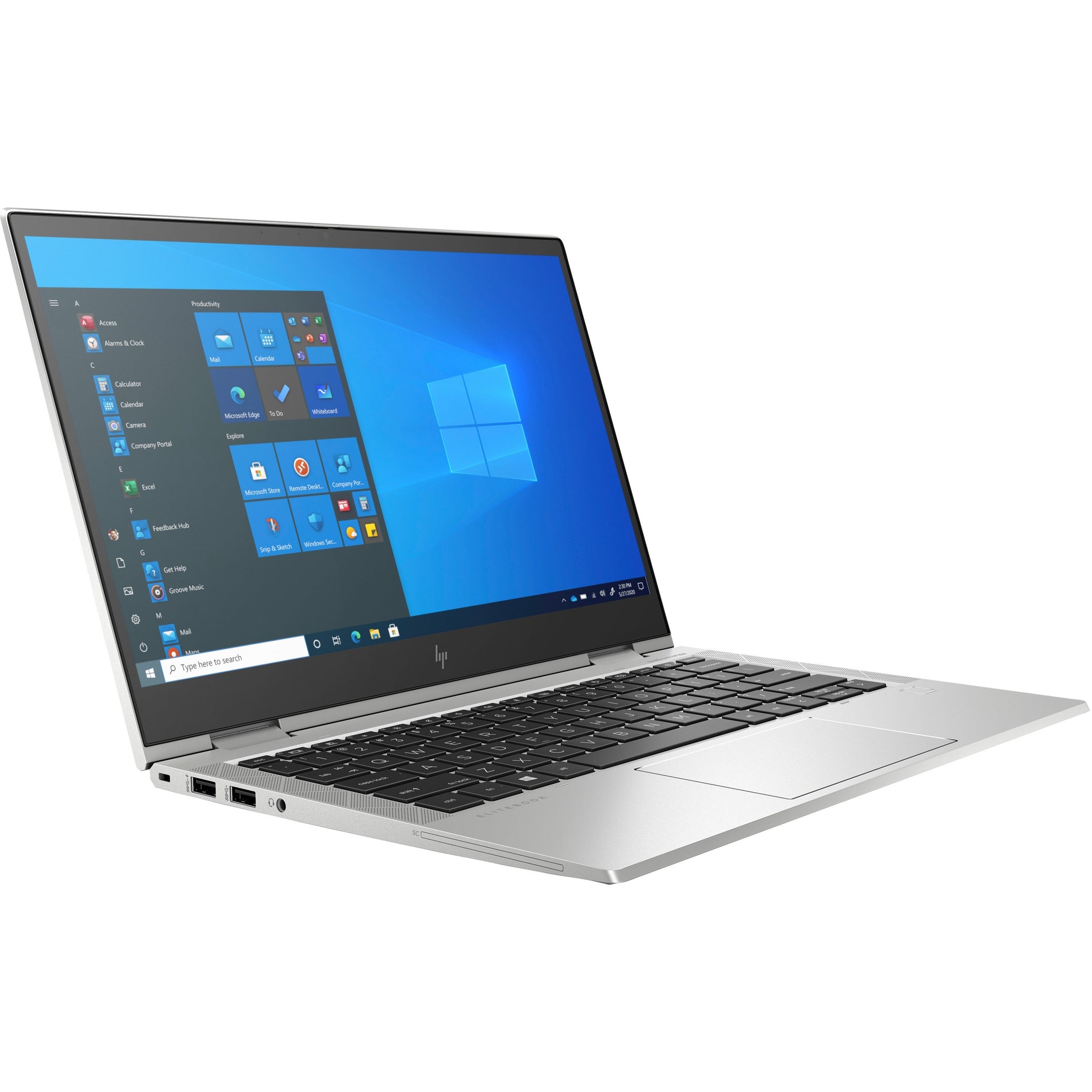 HP EliteBook x360 830 G8 13.3" Touchscreen Convertible 2 in 1 Notebook - Full HD - 1920 x 1080 - Intel Core i7 11th Gen i7-1185G7 - 16 GB Total RAM - 512 GB SSD (346D4UT#ABA) Alternate-Image4 image